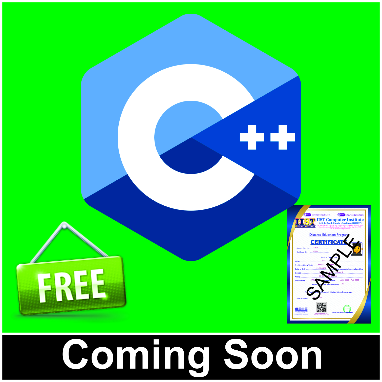 100% Free Computer Education with Free Certificate